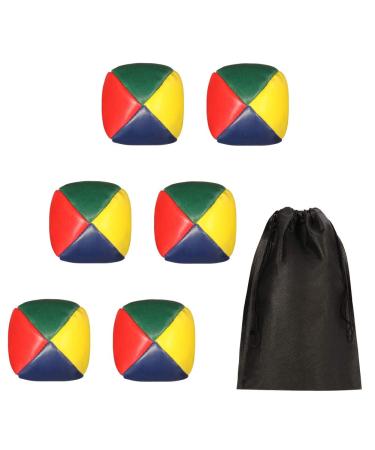 Thursday April 6 packs juggling balls smooth leather bright colors high quality with travel bag for beginners children young girls adults - Buy Online on GoSupps.com