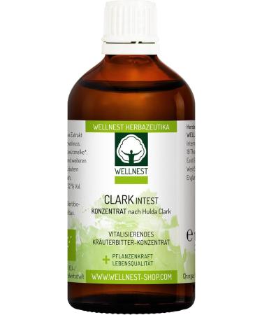 Wellnest Clarkintest by Hulda Clark 100ml - Plant Power Concentrate & 500 Bio Chlorella Algae Tablets | International Shipping Available - Buy Online on GoSupps.com