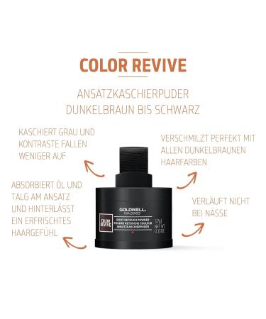 Buy Goldwell Dualsenses Color Revive Root Concealer Powder Dark Brown to Black - 3.7g for All Hair Types | International Shipping Available - Buy Online on GoSupps.com