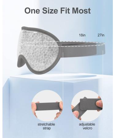 Luxation 2x Eye Mask - Reusable Cooling & Warming Gel Pads for Migraine Relief Dark Circles Headache & Dry Eyes | International Shipping - Buy Online on GoSupps.com