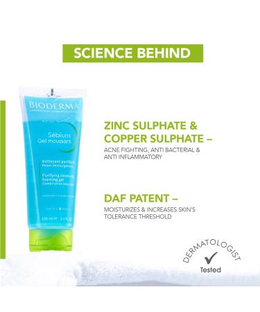 Bioderma S bium Gel Mousse 100ml - Purifying Foaming Cleanser for Oily Skin | International Shipping Available - Buy Online on GoSupps.com