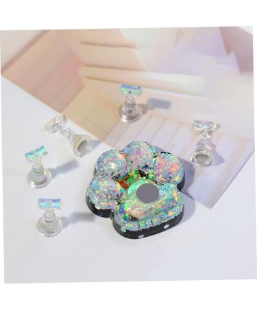 Didiseaon 1 Set Nail Practice Holder Nail Art Tools Magnetic Tool Nail Practice Stand Base Nail Tip Holder Cosmetic Nail Accessories Nail Stands for False Nails Manicure Crystal Glue - Buy Online on GoSupps.com