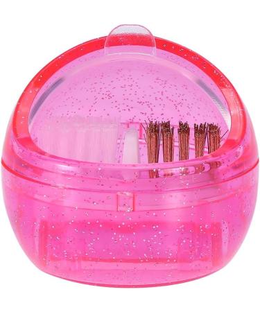 Nail Cleaning Brush Box | Round Case for Dust & Drill Polishing - Beauty Salon Essentials - Buy Online on GoSupps.com