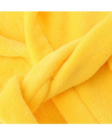 Soft Yellow Baby Bathrobe & Shoes Set | Terry Hooded Swim Coat for Infants 0-6 Months - Buy Online on GoSupps.com