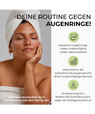Reusable Eye Pads & 5ml Eye Serum - Anti-Aging Reduces Tear Bags & Wrinkles - Made in Germany - Award-Winning Medical Silicone - Original Since 2021 - Buy Online on GoSupps.com
