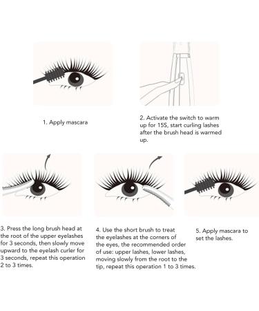 Rechargeable Heated Eyelash Curler - Portable Electric Lash Curler for Perfect Curls | Adjustable Temperature Makeup Tool for Women - International Shipping Available - Buy Online on GoSupps.com