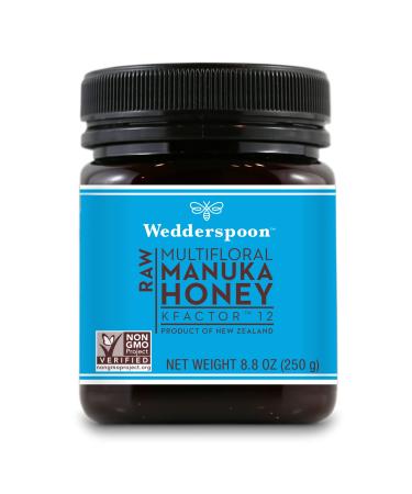 Wedderspoon Raw Premium Genuine New Zealand Manuka Honey, 8.8 Ounce KFactor 12 8.8 Ounce (Pack of 1)