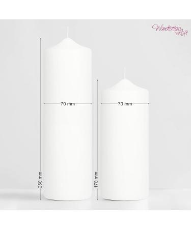 Personalized Tree of Life Baptism Candle - 25cm x 7cm | Unique Wall Decal for Baptism Gifts - Buy Online on GoSupps.com