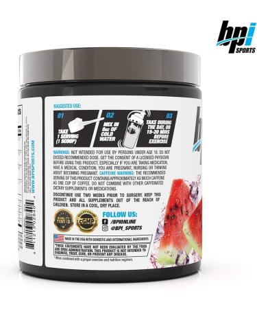 Buy BPI Sports Best BCAA with Energy - Watermelon Ice - Lean Muscle Improved Performance & Recovery | 25 Servings - International Shipping - Buy Online on GoSupps.com