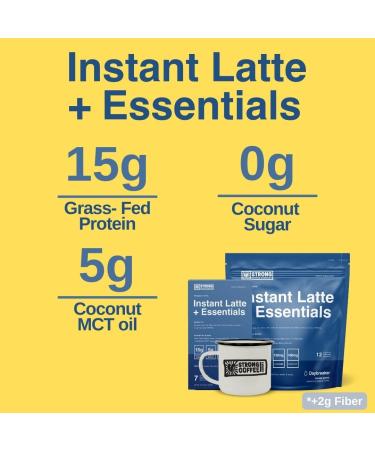 Strong Coffee Co. Creamy Cacao Collagen Latte with Antioxidants & Essential Nutrients - 7 Daybreaker Servings - Buy Online on GoSupps.com