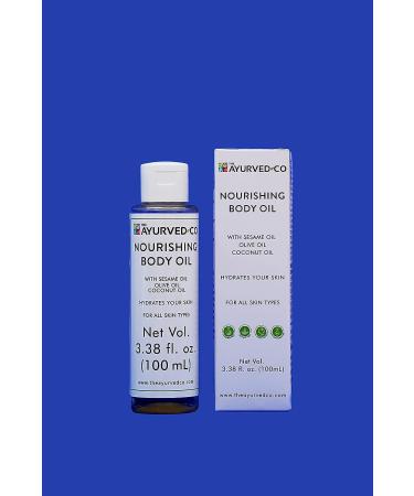 The Ayurved Co Nourishing Body Oil - Natural and Rejuvenating Formula - Buy Online on GoSupps.com
