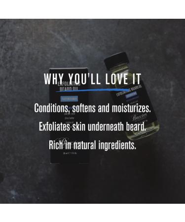 Baxter of California Exfoliating Beard Oil 1 Fl Oz | Best International Shipping for Grooming Essentials - Buy Online on GoSupps.com