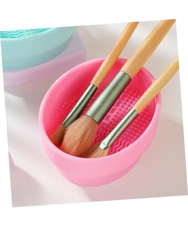 Didiseaon Makeup Brush Cleaning Cup Makeup Brush Cleaning Pads Makeup Sponge Cleaners Makeup Brush Cleaner Makeup Cleaner Brush Cleaner Mat Pink Make up Cleaning Bowl Silica Gel - Buy Online on GoSupps.com