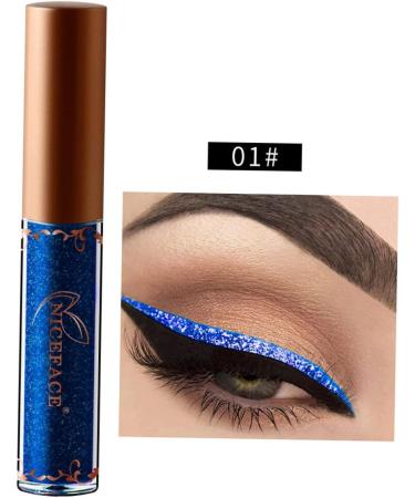 Beavorty Glitter Eyeshadow Waterproof Eyeliner Pencil Colorful Eyeliners Liquid Colorful Eyeliner Pen Metal Miss Diamond Kits 1 count (Pack of 1) As Shown - Buy Online on GoSupps.com