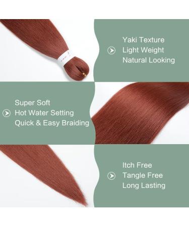 YDDM Pre-Stretched Braiding Hair Extensions 20 Inch - 6 Packs Jumbo Braids Kunsthaar for Braid Extensions (350#) - Buy Online on GoSupps.com
