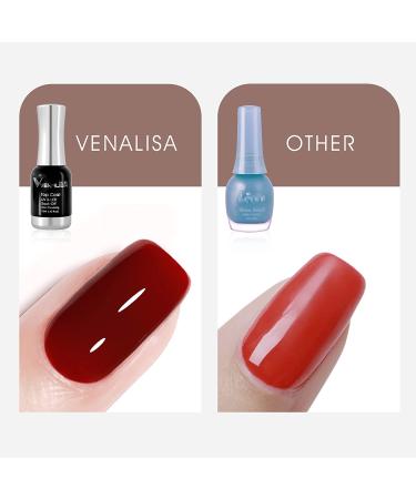 VENALISA 12ml Base Coat Nail Polish Gel - Quick Dry, UV LED Soak Off, Long Lasting Shine Finish - 0.43 Fl Oz - Buy Online on GoSupps.com