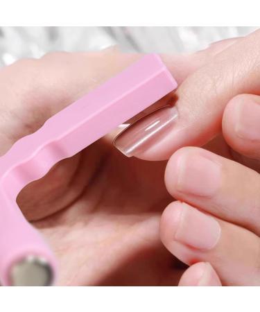 Obesntln Cat Eye Gel Nail Polish Magnet | Magnetic Nails Polish Wand - 5 in 1 Nail Design Tools for Cat Eye Gel Nail Polish Design Home Manicure Pink - Buy Online on GoSupps.com