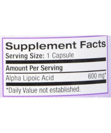 Natrol Alpha Lipoic Acid 600mg - 30 Capsules | Antioxidant Support - Buy Online on GoSupps.com