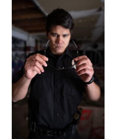 Smith & Wesson M&P Harrier Half Frame Shooting Glasses | Impact Resistant Anti-Fog Lenses | Black | One Size - Buy Online on GoSupps.com