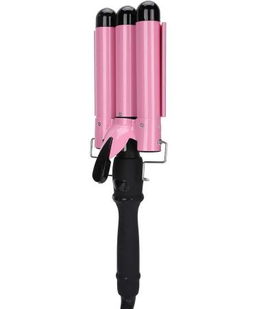 3 Barrel Curling Iron - Dual Voltage Ceramic Tourmaline Hair Waver & Crimper | International Shipping - Buy Online on GoSupps.com