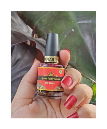 Coloration pour les ongles Red Cherry base de henn Halal ce n'est pas un vernis ongle mais du henn perm able et r spirant pour ongle pour la pri re halal ablutions salat priere Wudu