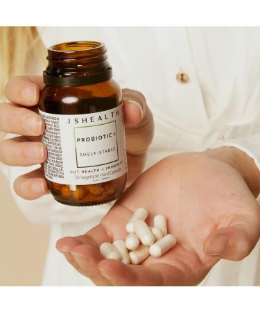 JSHealth Vitamins Gut Health and Immunity Formula | Probiotics for Women and Men | Shelf Stable Probiotic Supplement for Digestive Health and Immune Support (60) - Buy Online on GoSupps.com