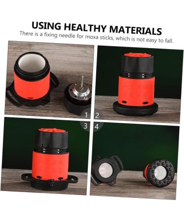 Buy Gatuida Home Tools 4pcs Hanging Moxibustion Pot Set - Medium & Red - International Shipping Available - Buy Online on GoSupps.com