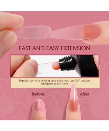 Rosalind Poly Nail Gel 60ml - Dusty Rose Pink UV/LED Acrylic Nail Extension Glue for Manicure Repair - Buy Online on GoSupps.com
