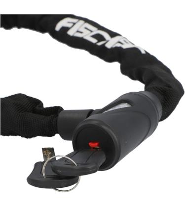 FISCHER Chain Lock with Numbers - 5mm Diameter 20mm Width 90cm Length | Secure Your Belongings | Black Uni Key Design - Buy Online on GoSupps.com