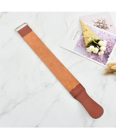 Premium Leather Razor Strap for Sharpening - Barber Knife & Shaving Tool - Double-Sided String Grinding Strap - Professional Quality - Buy Online on GoSupps.com