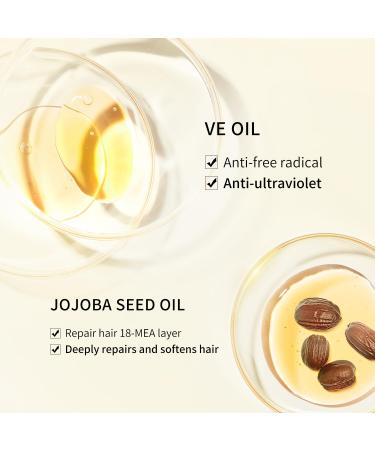 KONO Hair Treatment Oil | Strengthening Moisturizing & Nourishing with Vitamin E & Jojoba Seed Oil - Frizz Control & International Shipping - Buy Online on GoSupps.com