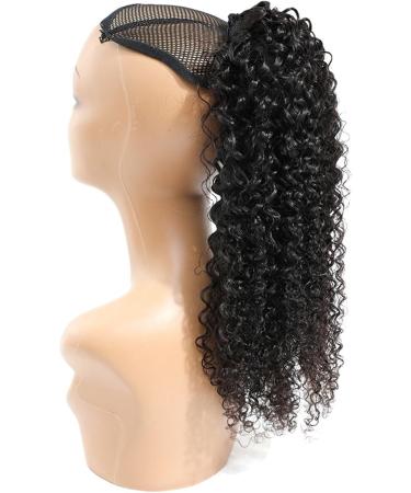 Ponytail Hair Extension Kinky Curly Ponytail Extension 10-24Inch Brazilian Human Hair Wrap Around Ponytail Hairpieces Clip In Afro Curly Remy Hair Extension for Black Women Ponytail Hairpiece (Size : 20inches 100g - Buy Online on GoSupps.com
