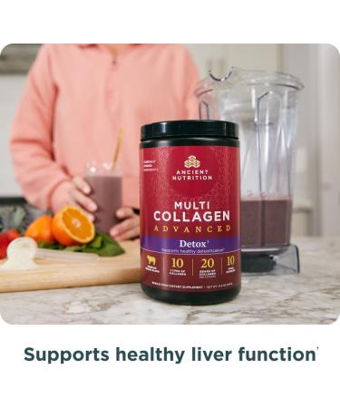 Ancient Nutrition Advanced Multi Collagen Protein Powder Cleanse & Detox Unflavored 36 Servings - Buy Online on GoSupps.com