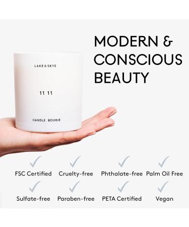 Lake & Skye Echo Lake Candle | Vegan Soy Candle | Floral & Woody | 100% Cruelty-Free | 50 Hour Burn Time | International Shipping - Buy Online on GoSupps.com
