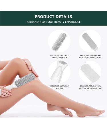 Double-Sided Metal FootFile Foot Grinder Stainless Steel Foot Trimmer Foot Brush Dead Skin Wet and Dry for Feet Care Callous Removers for Feet - Buy Online on GoSupps.com