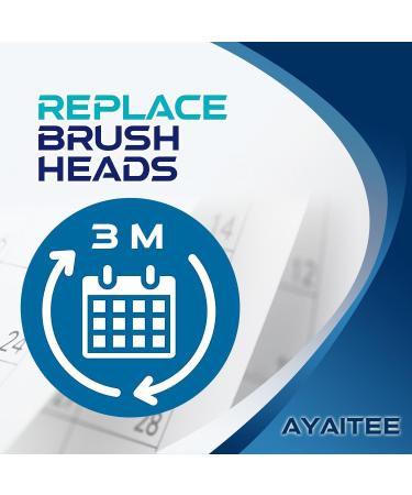 AYAITEE Replacement Brush Heads Compatible with Philips Sonicare 7900 Toothbrush fit DiamondClean 9000 ProtectiveClean 4300-8 Pack Toothbrush Heads White White 1 count (Pack of 8) - Buy Online on GoSupps.com