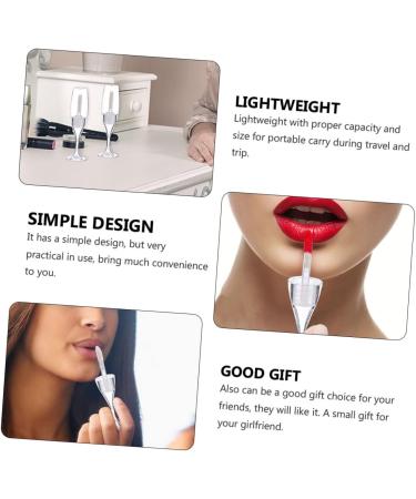  Ipetboom Ipetboom 10 Pieces Empty Boxwood Wine Glass Lip Glaze Refillable Lip Balm Lipstick Holder Lip Balm Containers Lipstick Packaging Clear Lip Gloss Lip Gloss DIY Tubes - Buy Online on GoSupps.com