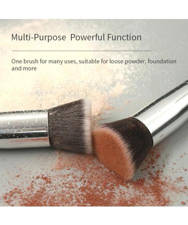 Luxury Champagne Makeup Brushes Flat Top Foundation Brush Large Face Brush Repair brush contour brush for Liquid Cream Powder (Color : Black) - Buy Online on GoSupps.com