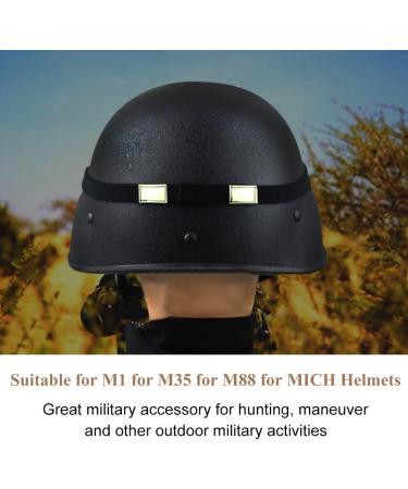 VGEBY Tactical Helmet Strap - Reflective Camo Band for M1 M88 MICH Helmet (Black) - Buy Online on GoSupps.com