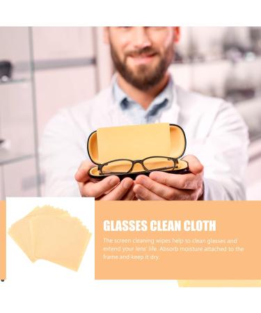 Healeved 100pcs Microfiber Glasses Cleaning Cloth - Lens Wipes for Eyeglasses Electronics & Windows - Perfect for Home & Travel (17.5x14.5cm - Buy Online on GoSupps.com