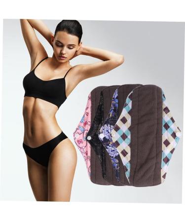 Exceart 8-Piece Washable Menstruation Pads Set | Reusable Sanitary Napkins with Storage Pockets - Eco-Friendly Solution for Women & Girls - Buy Online on GoSupps.com
