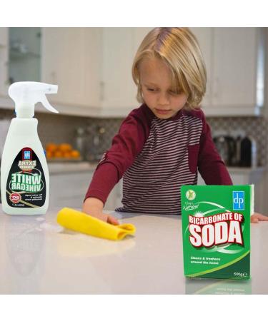 Ditch EXTRA strength white vinegar spray for cleaning| Bicarbonate of soda for cleaning| microfibre cloth white vinegar and baking soda for cleaning - Buy Online on GoSupps.com