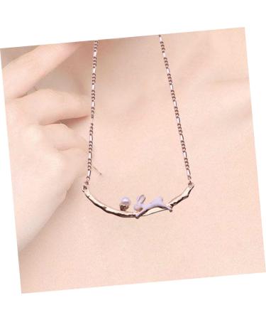CHILDWEET Pearl Embellishment Necklace Bunny Necklace Fashion Necklaces for Women Trendy Necklaces Rabbit Necklace Cartoon Miss - Buy Online on GoSupps.com