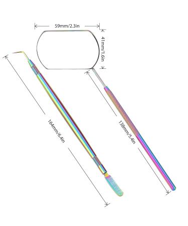 Stainless Steel Eyelash Lift Set with Comb Separator & Mirror | Perfect for Eyelash & Eyebrow Perming Tinting Curling & Extensions - International Shipping Available - Buy Online on GoSupps.com