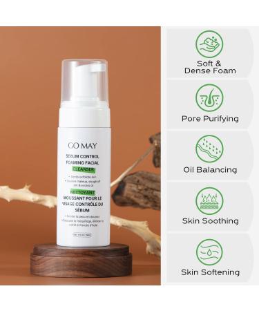 GO MAY Sebum Control Foaming Facial Cleanser | Clear Skin | Gentle Daily Cleanser - 5 FL.OZ International Shipping Available - Buy Online on GoSupps.com