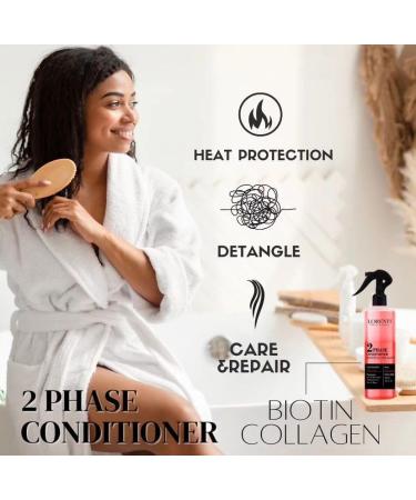  Lorenti LORENTI TOKYO & SEOUL 2Phase Biotin & Collagen Hair Conditioner 400ml | Hair Treatment | Spray Treatment | Detangling Spray Care for Normal to Dry Hair | - Buy Online on GoSupps.com