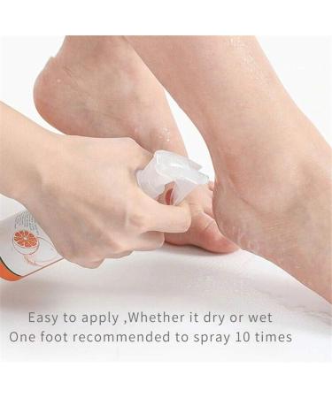 Foot Peeling Spray Natural Orange Essence Remove Foot Dead Skin Exfoliating Foot Moisturizing Hydrating Foot Peeling Spray Orange Oil for Cracked Rough Heels & Calluses - Buy Online on GoSupps.com