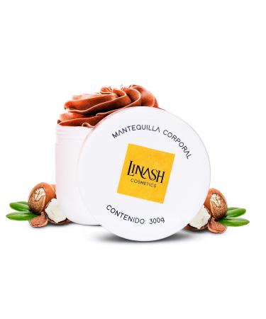 LINASH Body Butter with Vitamin E Moisturizer for Dry Skin 300g Nourishes and Softens Without Greasy Residue Fast Absorption for Daily Family Use