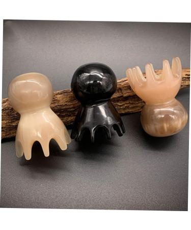 Healeved 3 Pcs Octopus Massage Comb Tool - Yak Horn Massager for Relaxation & Wellness | International Shipping - Buy Online on GoSupps.com
