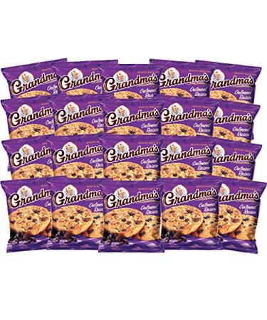Grandma's Oatmeal Raisin Cookie, 2 count package (Pack of 20)